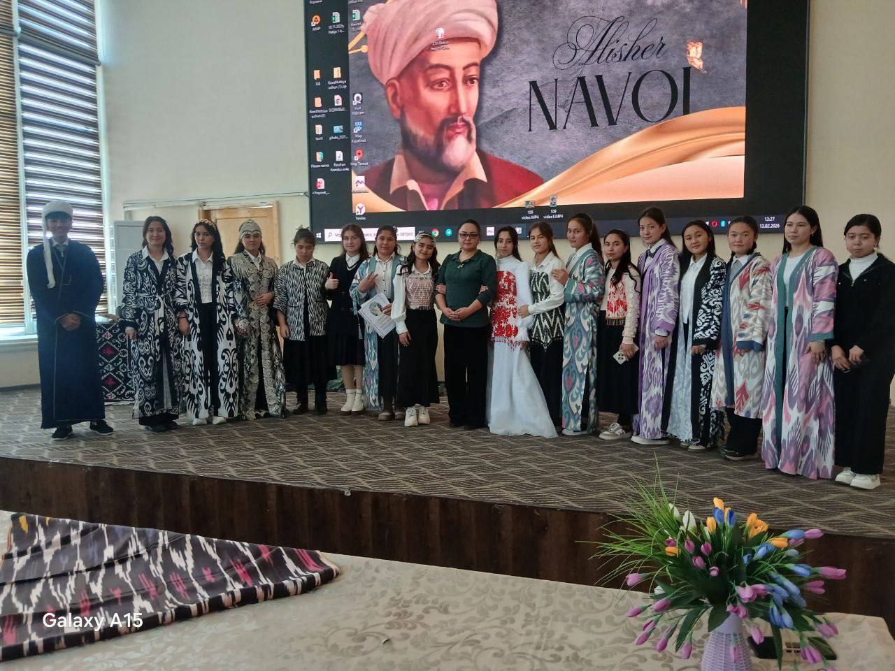 Muhammad al-Xorazmiy nomidagi TATU Samarqand filiali akademik litseyida Alisher Navoiy va Z.M.Bobur tavalludiga bagʻishlab  "Navoiy-soʻz mulkining sultoni","Bobur-shoh va shoir"nomli adabiy -badiiy k…