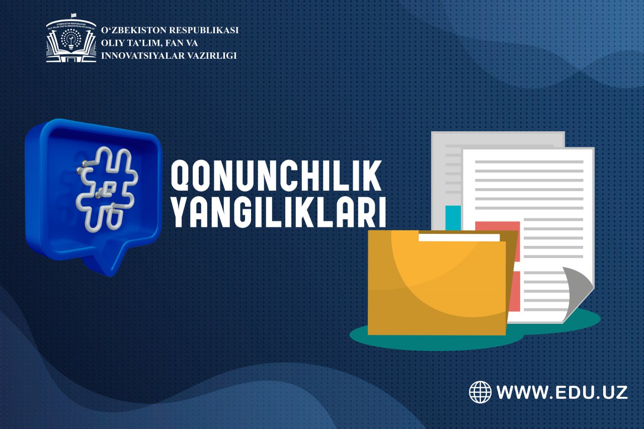 #qonunchilik_yangiliklari