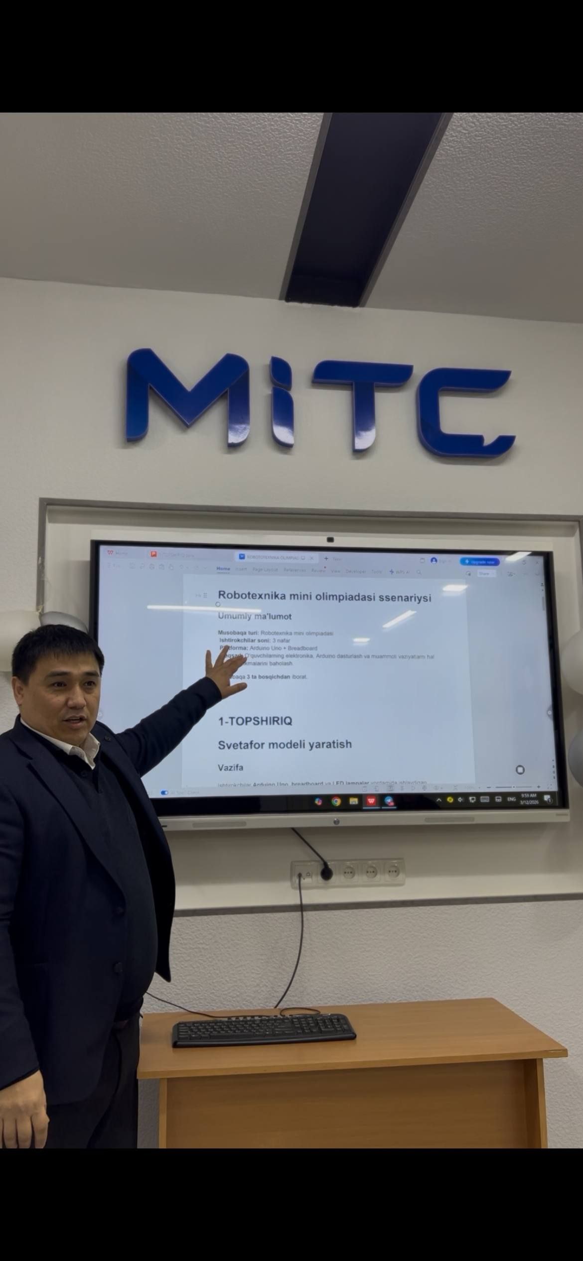 ⚡️ Muhammad al-Xorazmiy nomidagi Toshkent axborot texnologiyalari universiteti Samarqand filiali Akademik litseyida “Mexatronika va robotatexnika” yoʻnalishi boʻyicha birinchi (litsey ichki)  olimpia…
