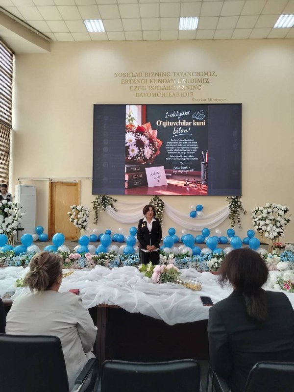 “1-oktabr — O‘qituvchi va murabbiylar kuni” bayram tadbiri 30-sentabr Samarqand davlat universiteti 2-son akademik litseyida bo’lib o’tdi.